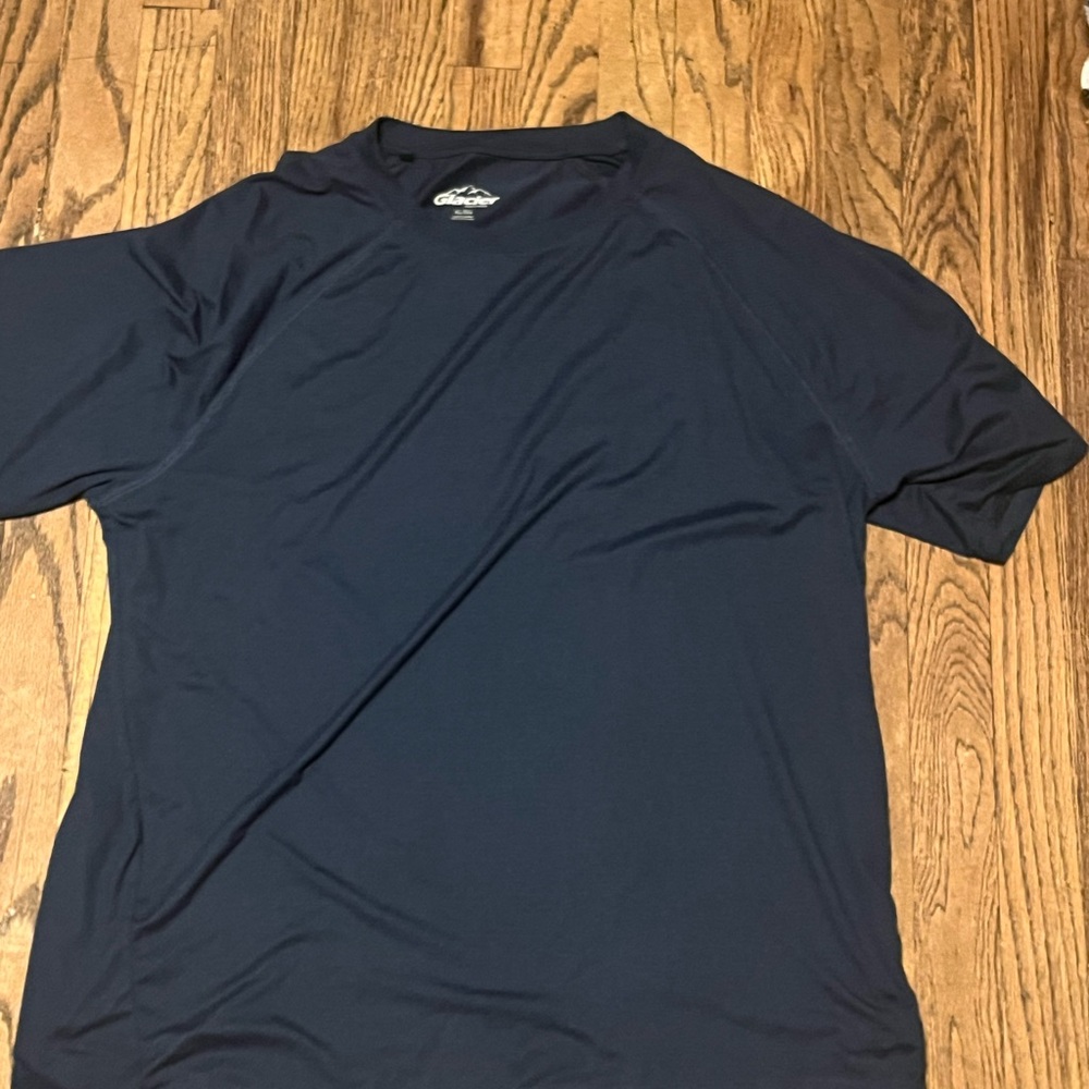 Glacier Performance Men's Deep Blue Short Sleeve Tee